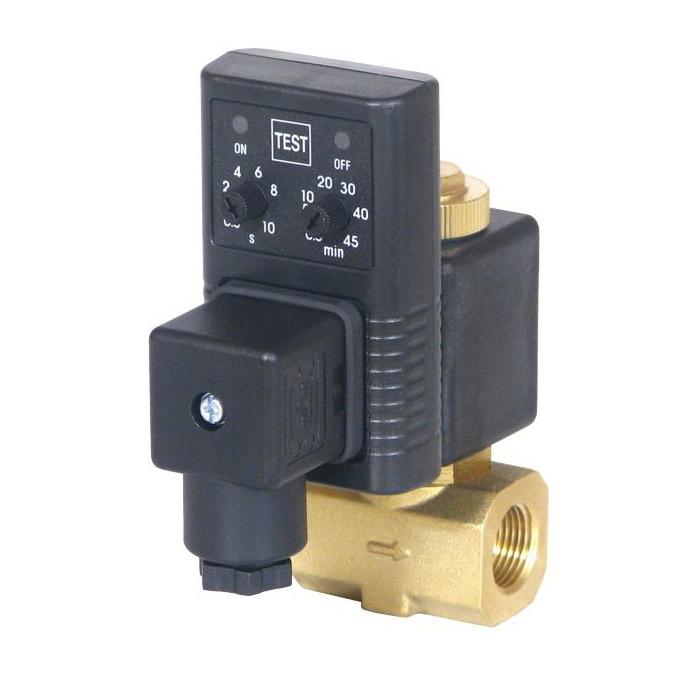 Timer-Controlled Drain Valves